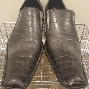 mens black bravo dress shoes size 12